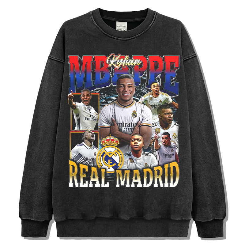 Kylian MbappÃ© "Real Madrid"Sweatshirt T-Shirts, Hoodie | CoreVibeTees.com (Image 2)