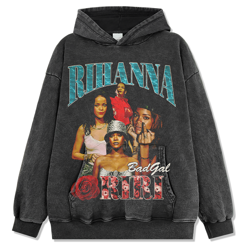 Bad Girl Riri By Rihanna  Hoodie T-Shirts, Sweatshirt | CoreVibeTees.com (Image 2)