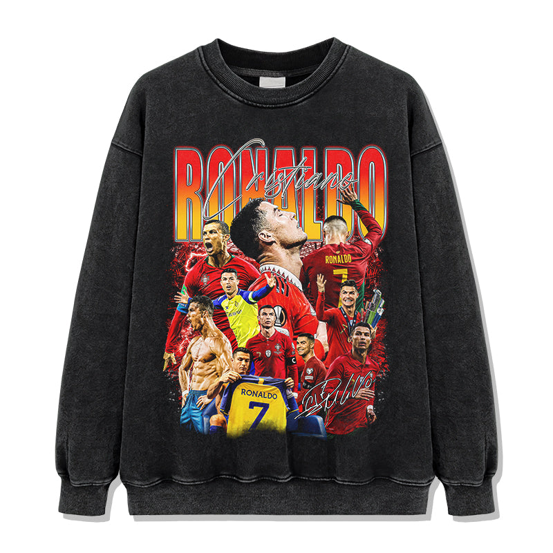 Cristiano Ronaldo "Signature" Sweatshirt T-Shirts, Hoodie | CoreVibeTees.com (Image 2)