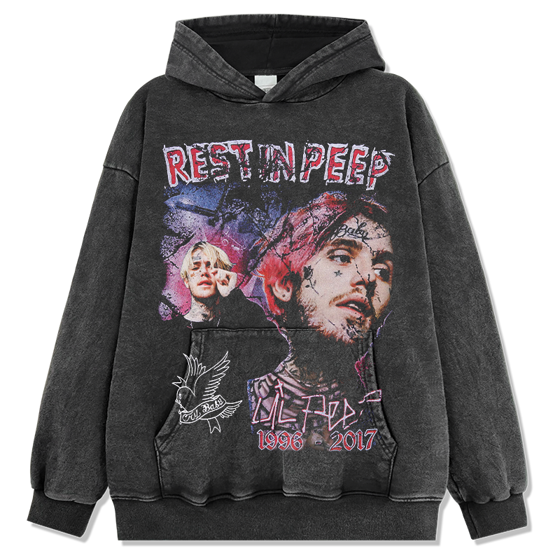 Rest in Peep by Lil Peep Hoodie T-Shirts, Sweatshirt | CoreVibeTees.com (Image 2)