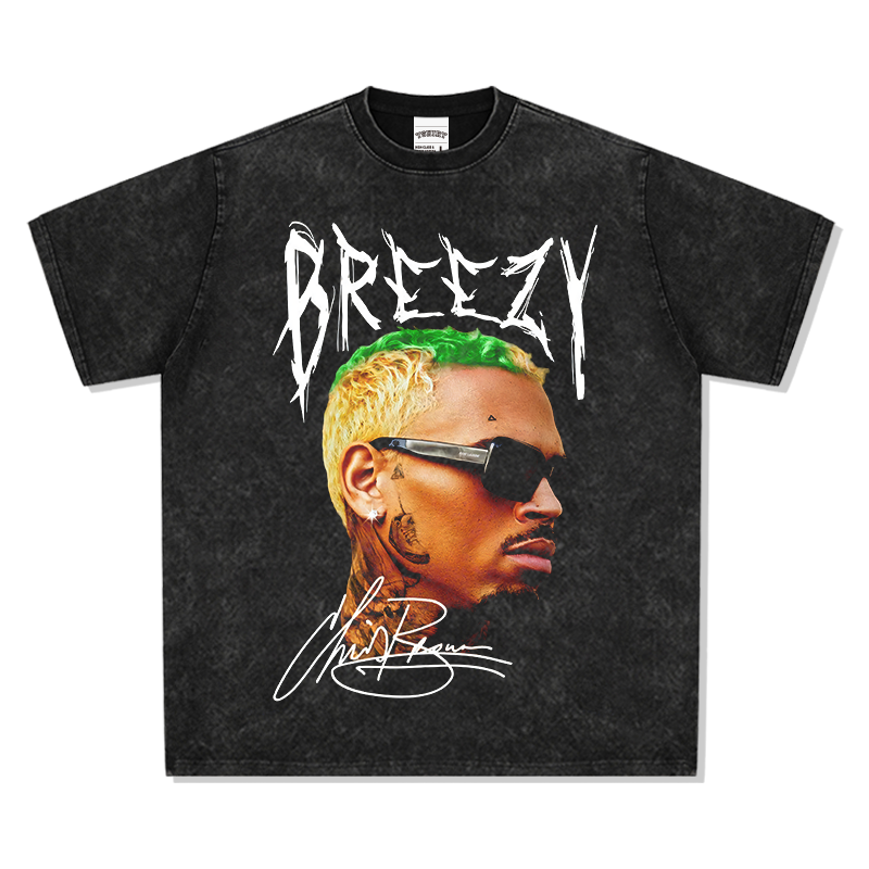 Breezy Chris Brown Signature TEE Hoodie, Sweatshirt | CoreVibeTees.com (Image 3)