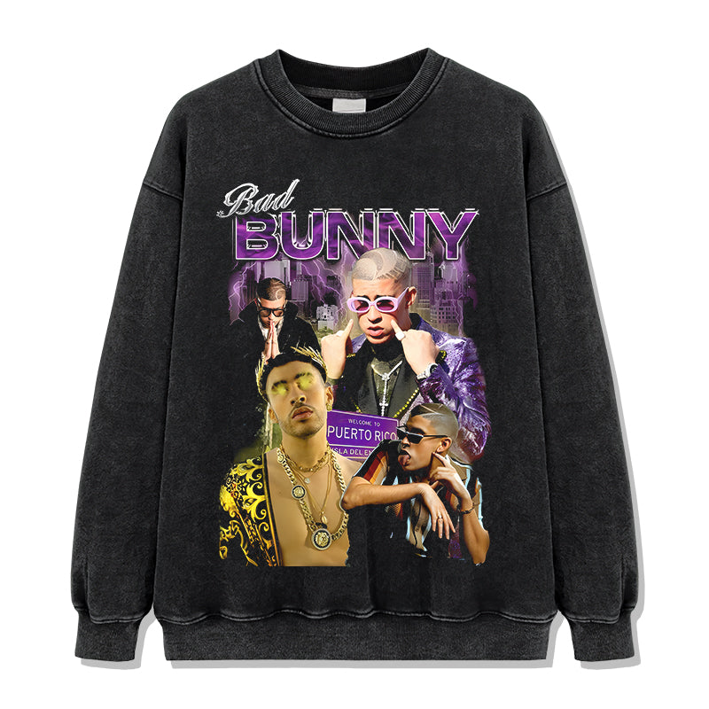 Bad Bunny Sweatshirt Style003 T-Shirts, Hoodie | CoreVibeTees.com (Image 2)