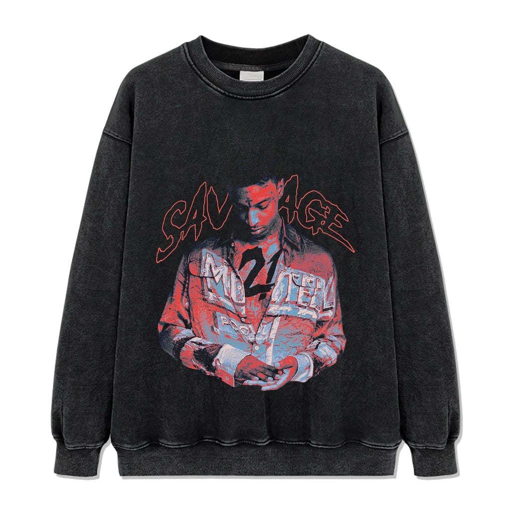 21 SAVAGE Sweatshirt T-Shirts, Hoodie | CoreVibeTees.com (Image 2)