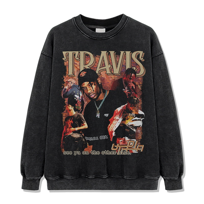 See ya on the other side By Travis Scott Sweatshirt T-Shirts, Hoodie | CoreVibeTees.com (Image 2)