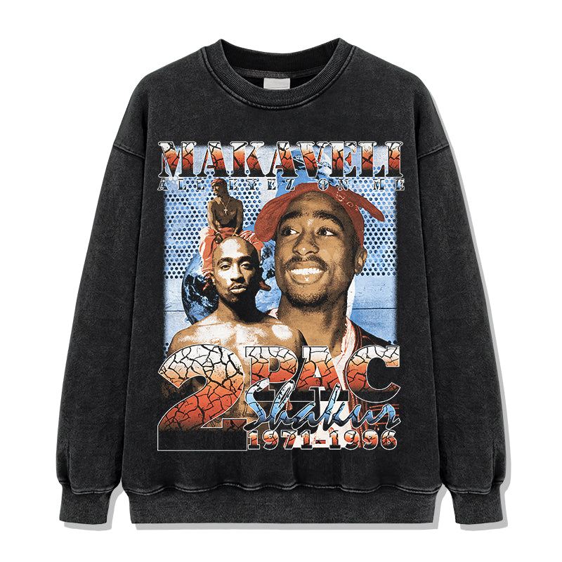 Tupac Shakur Sweatshirt Style019 T-Shirts, Hoodie | CoreVibeTees.com (Image 2)