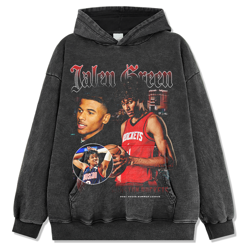 Jalen Green HOODIE NBA T-Shirts, Sweatshirt | CoreVibeTees.com (Image 2)