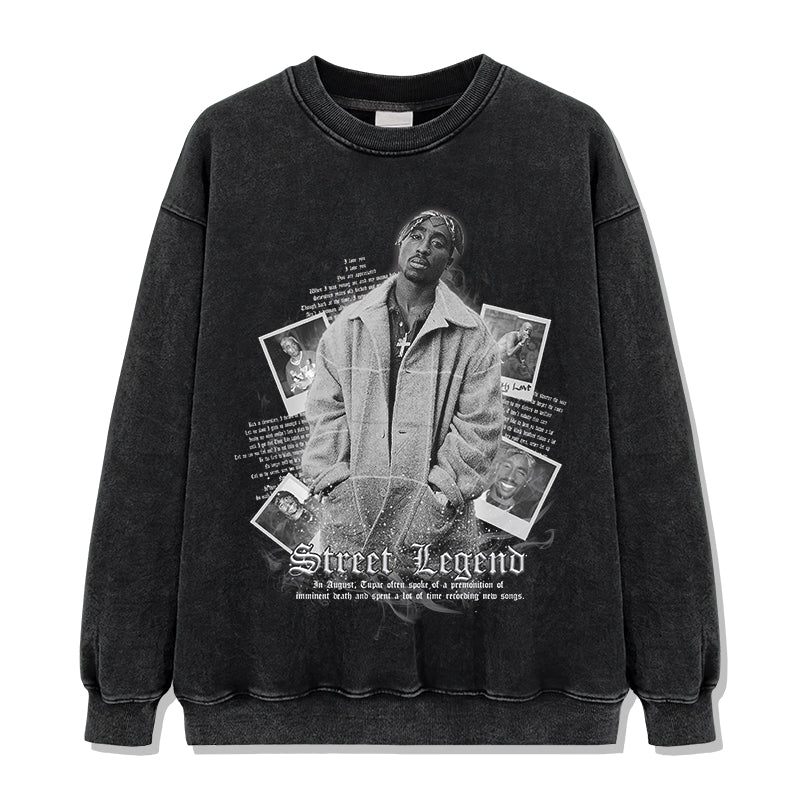 Tupac Shakur Sweatshirt Style015 T-Shirts, Hoodie | CoreVibeTees.com (Image 2)