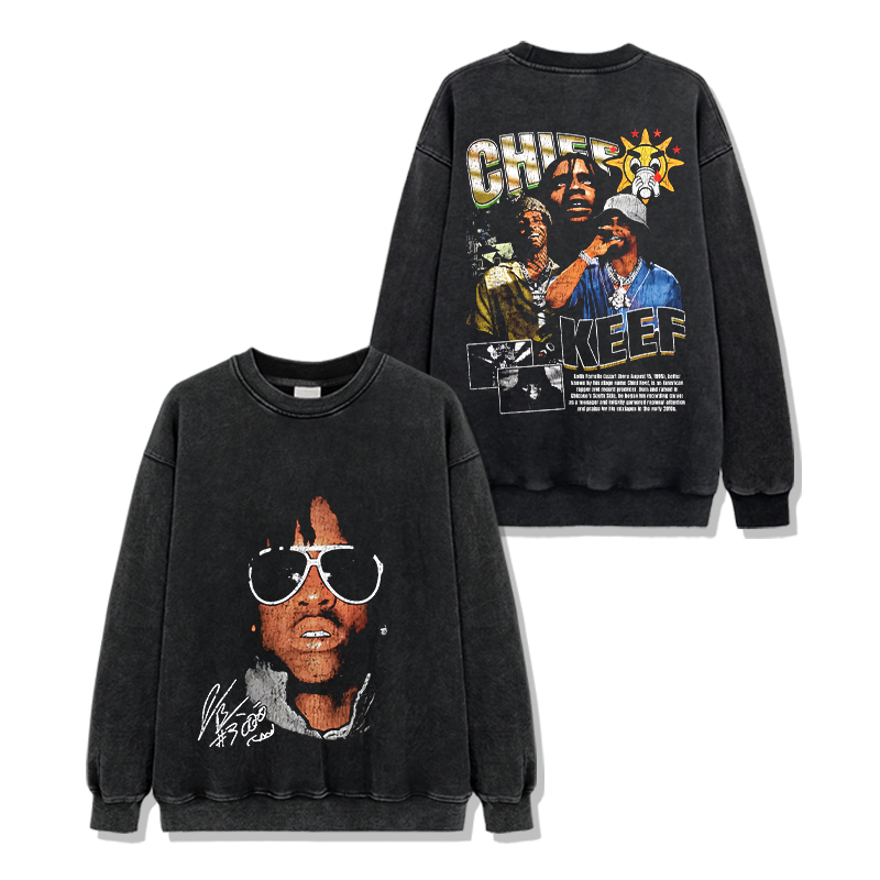 Chief Keef Signature Sweatshirt T-Shirts, Hoodie | CoreVibeTees.com (Image 2)