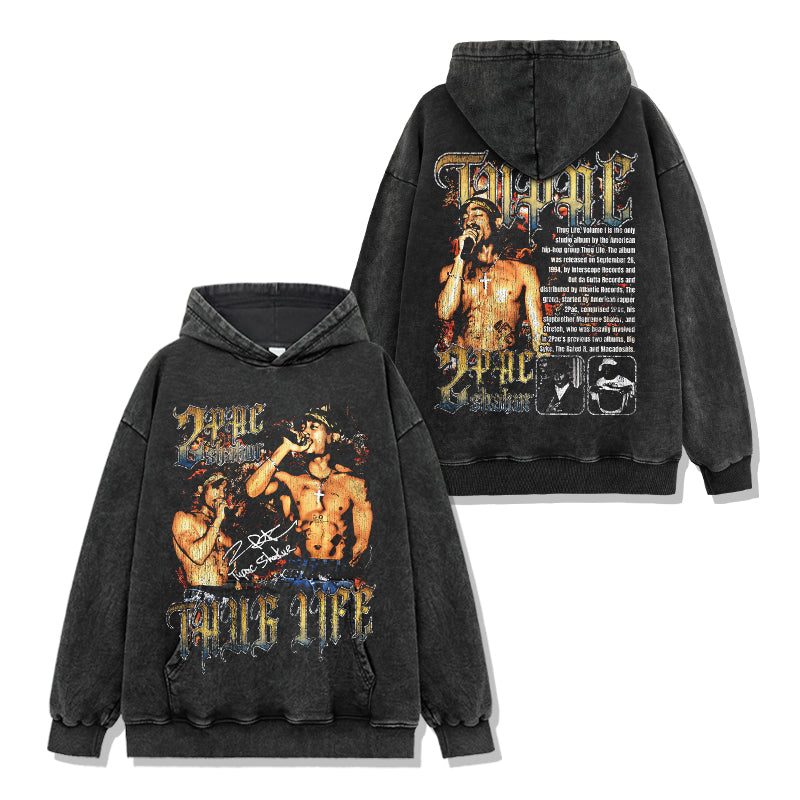 Tupac Shakur Thug Life HOODIE T-Shirts, Sweatshirt | CoreVibeTees.com (Image 2)