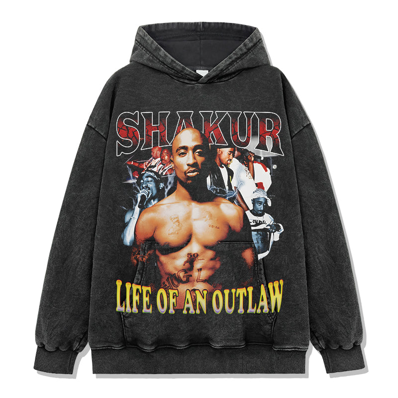 Life of an Outlaw By Tupac Shakur Hoodie T-Shirts, Sweatshirt | CoreVibeTees.com (Image 2)