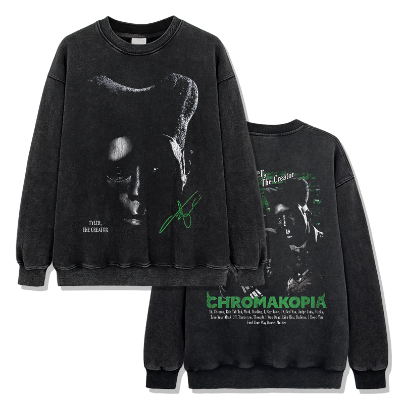 TYLER, THE CREATOR CHROMAKOPIA â€œIYGLâ€ VINTAGE Sweatshirt T-Shirts, Hoodie | CoreVibeTees.com (Image 2)