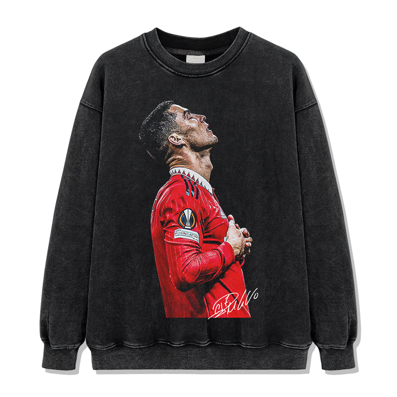 Cristiano Ronaldo "Signature"Sweatshirt T-Shirts, Hoodie | CoreVibeTees.com (Image 2)