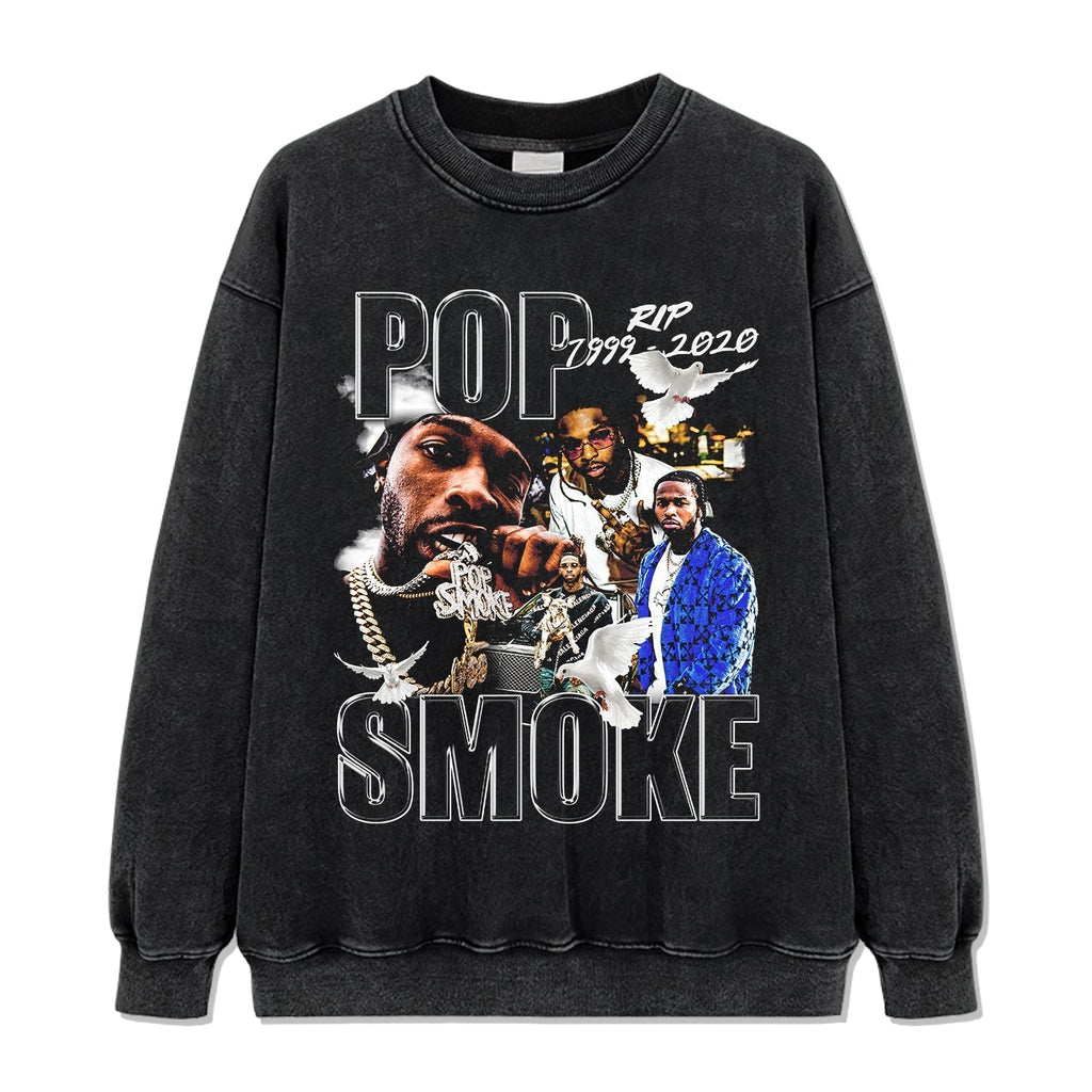 Pop Smoke Sweatshirt Style001 T-Shirts, Hoodie | CoreVibeTees.com (Image 2)