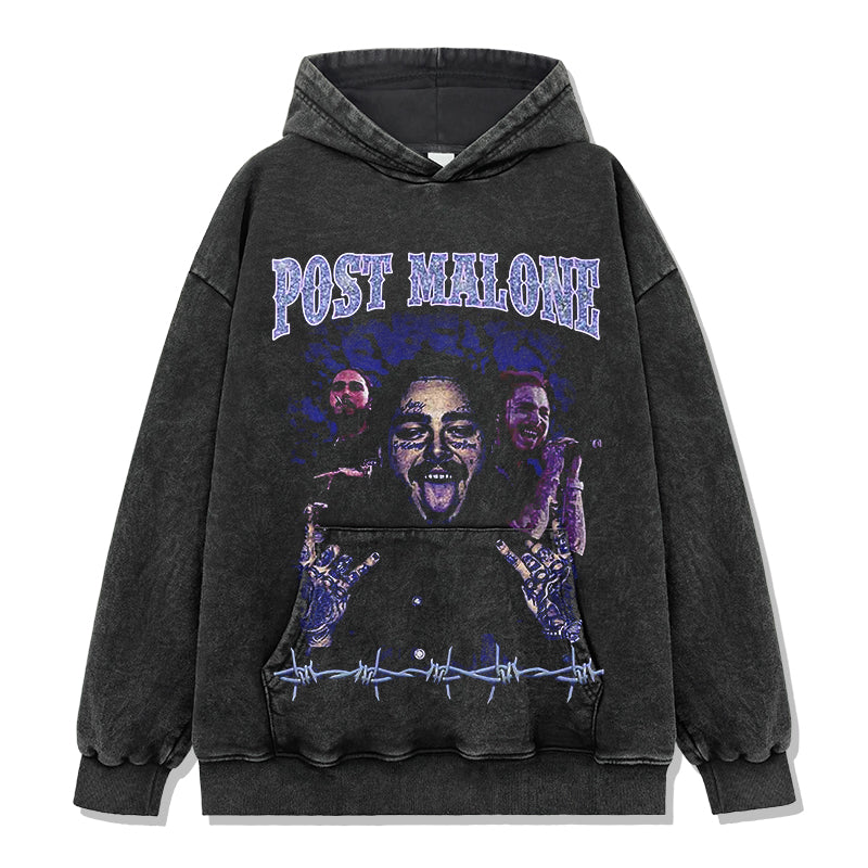 Post Malone Hoodie Style002 T-Shirts, Sweatshirt | CoreVibeTees.com (Image 2)