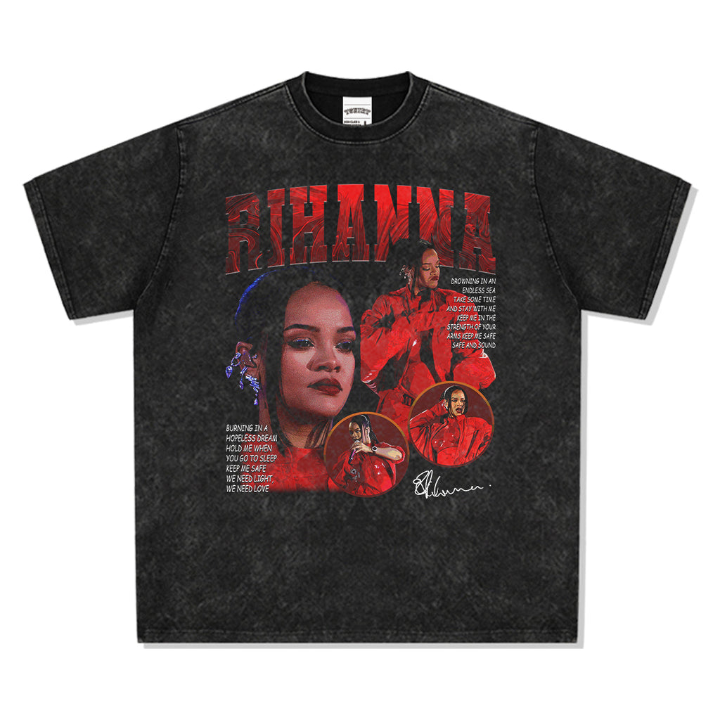 Rihanna Signature Tee Hoodie, Sweatshirt | CoreVibeTees.com (Image 3)