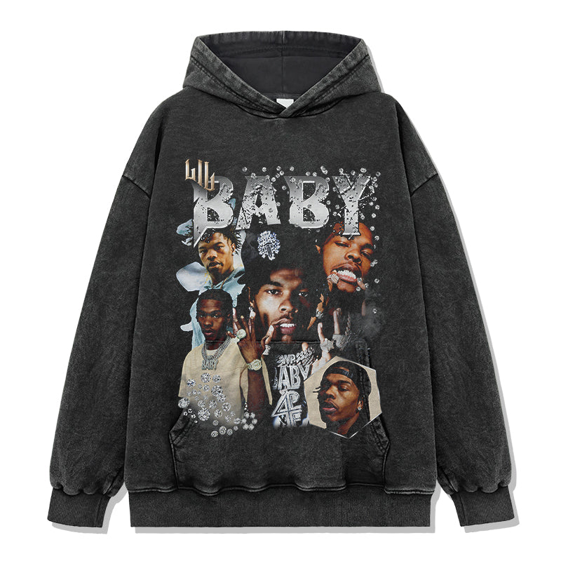 Lil Baby Hoodie Style003 T-Shirts, Sweatshirt | CoreVibeTees.com (Image 2)