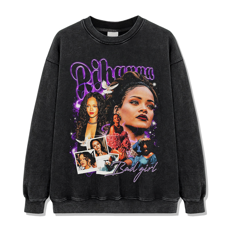 Bad Girl By Rihanna Sweatshirt Style001 T-Shirts, Hoodie | CoreVibeTees.com (Image 2)