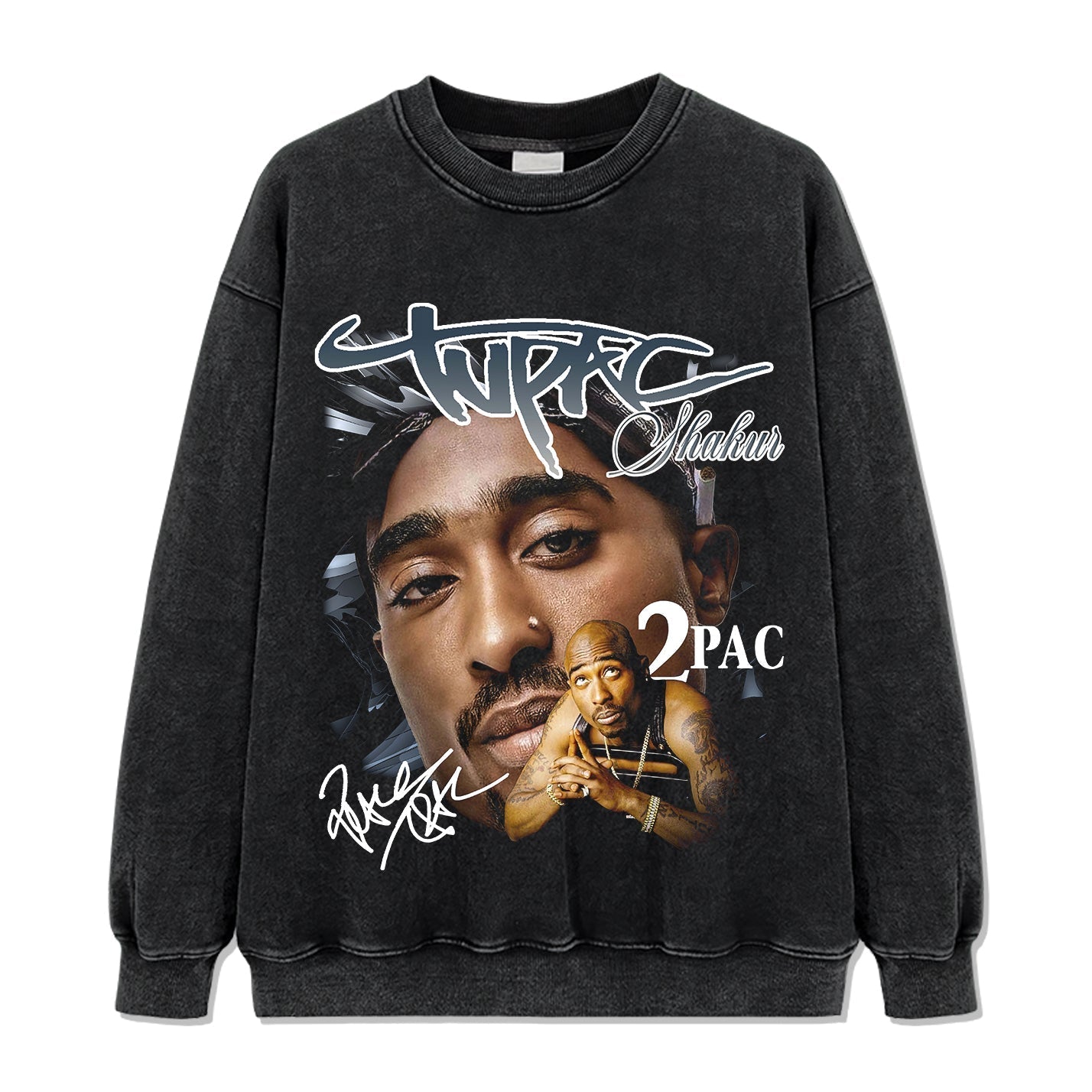 Tupac Shakur Signature Sweatshirt Style001 T-Shirts, Hoodie | CoreVibeTees.com (Image 2)