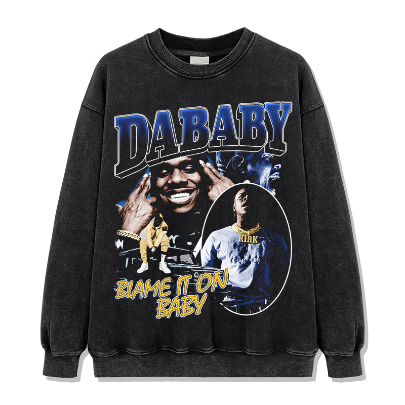 Blame It On Baby By DaBaby Sweatshirt T-Shirts, Hoodie | CoreVibeTees.com (Image 2)
