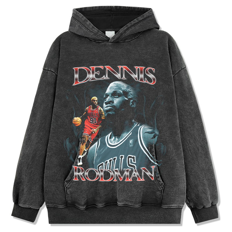 Dennis Rodman HOODIE NBA T-Shirts, Sweatshirt | CoreVibeTees.com (Image 2)