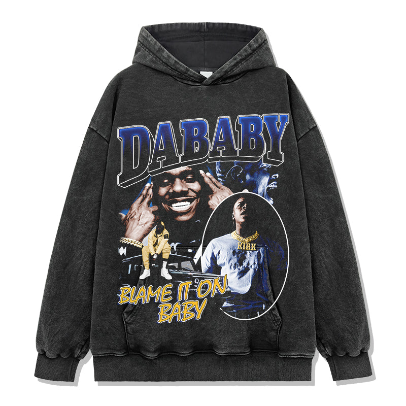 Blame It On Baby By DaBaby Hoodie T-Shirts, Sweatshirt | CoreVibeTees.com (Image 2)