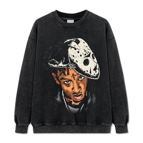 21 Savage Sweatshirt Style001 T-Shirts, Hoodie | CoreVibeTees.com (Image 2)