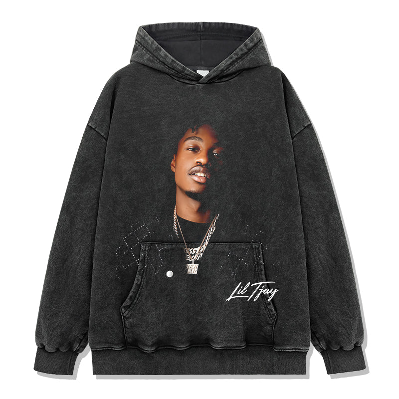 Lil Tjay Signature Hoodie T-Shirts, Sweatshirt | CoreVibeTees.com (Image 2)