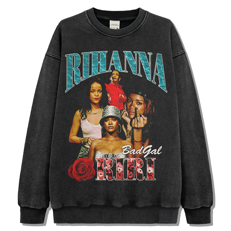 Bad Girl Riri By Rihanna  Sweatshirt T-Shirts, Hoodie | CoreVibeTees.com (Image 2)