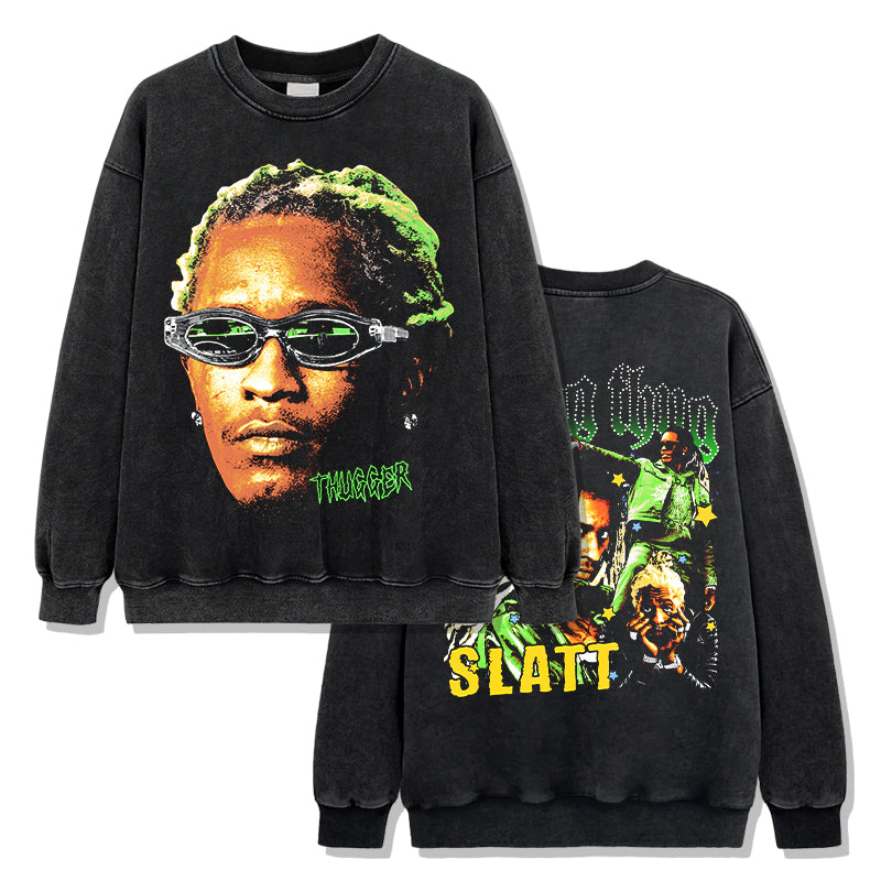 Slatty by Young Thug Sweatshirt T-Shirts, Hoodie | CoreVibeTees.com (Image 2)