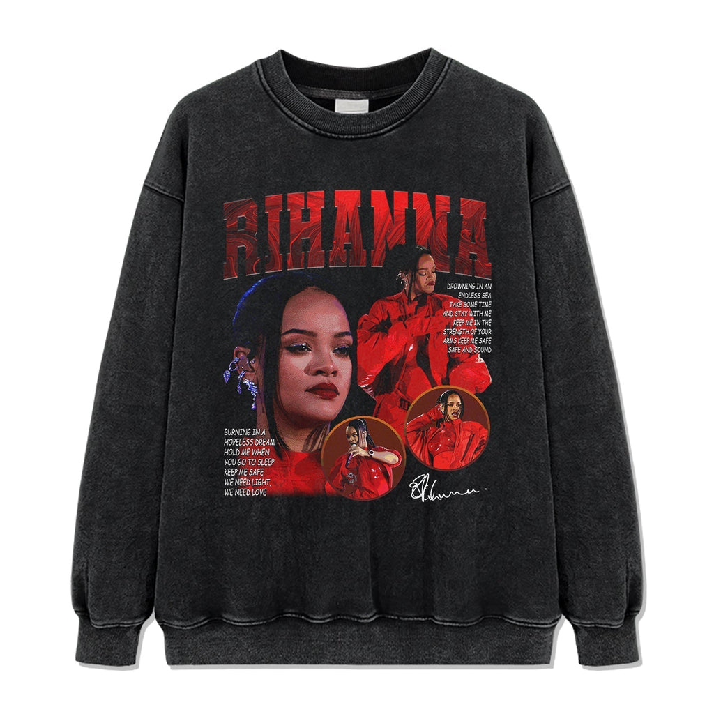Rihanna Signature Sweatshirt Style001 T-Shirts, Hoodie | CoreVibeTees.com (Image 2)