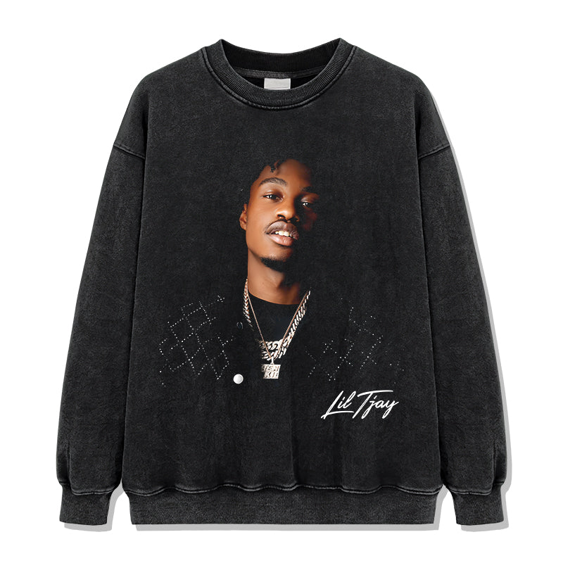 Lil Tjay Signature Sweatshirt T-Shirts, Hoodie | CoreVibeTees.com (Image 2)