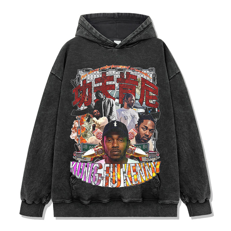 Kungfu Kenny By Kendrick Lamar Hoodie T-Shirts, Sweatshirt | CoreVibeTees.com (Image 2)