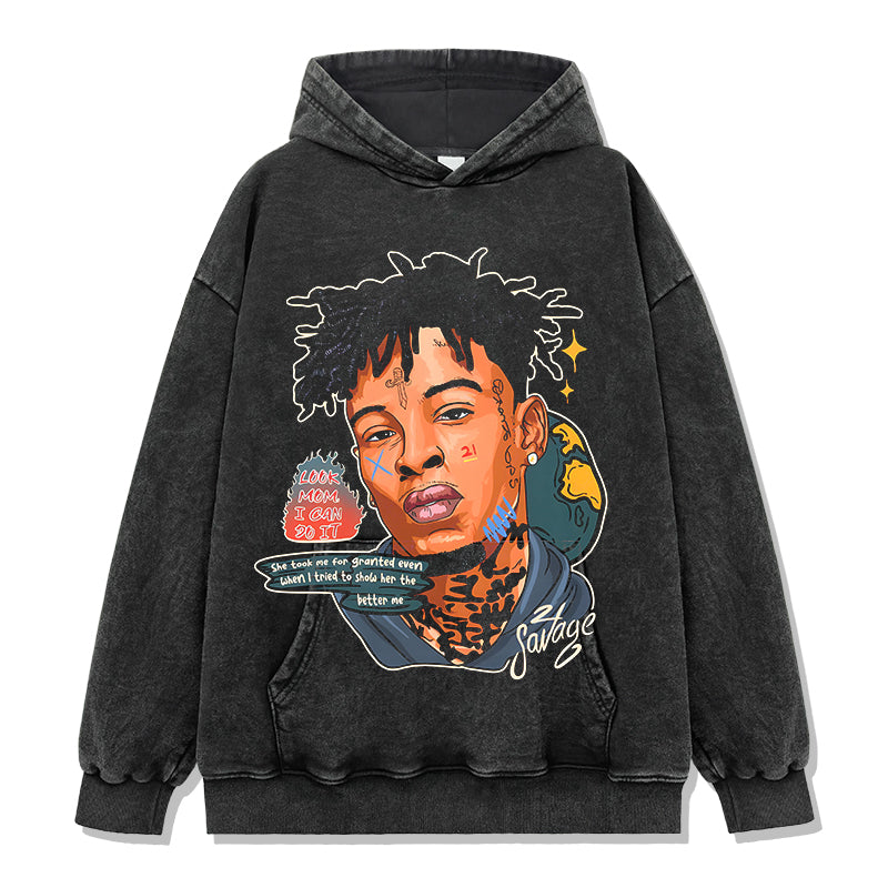 21 Savage By Comics 47 HOODIE T-Shirts, Sweatshirt | CoreVibeTees.com (Image 2)