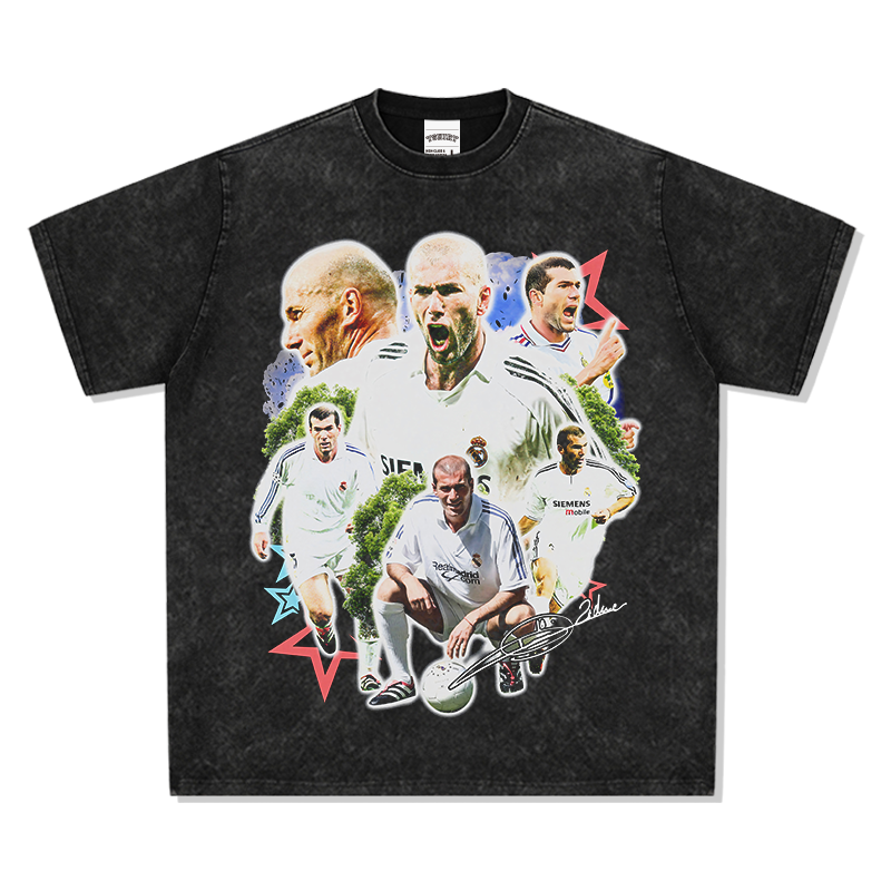 Zinedine Zidane "Signature"TEE Hoodie, Sweatshirt | CoreVibeTees.com (Image 2)