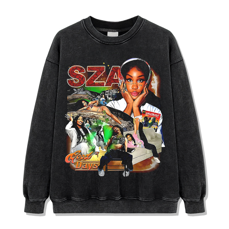Good Days By Sza Sweatshirt T-Shirts, Hoodie | CoreVibeTees.com (Image 2)