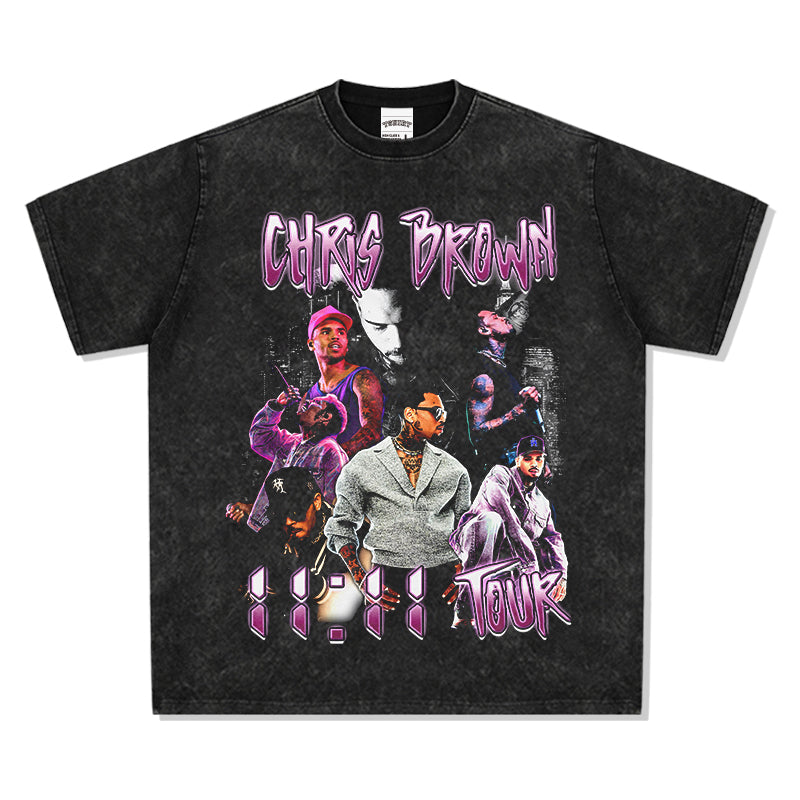 11:11 TOUR By chris brown TEE Hoodie, Sweatshirt | CoreVibeTees.com (Image 3)