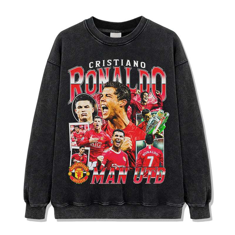 Cristiano Ronaldo "Man Utd"Sweatshirt T-Shirts, Hoodie | CoreVibeTees.com (Image 2)