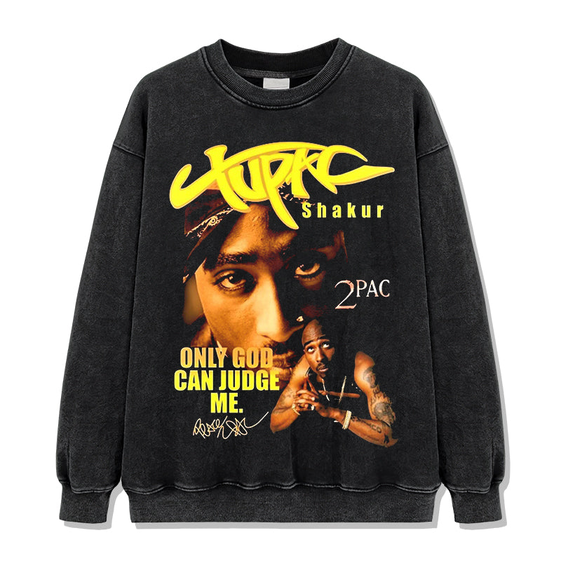 Only God Can Judge Me  By Tupac Shakur Signature Sweatshirt T-Shirts, Hoodie | CoreVibeTees.com (Image 2)