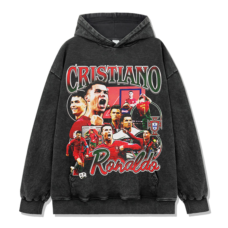 Cristiano Ronaldo Hoodie Style002 T-Shirts, Sweatshirt | CoreVibeTees.com (Image 2)