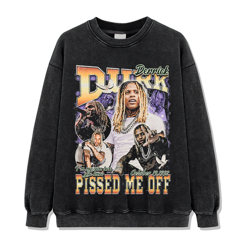 PISSED ME OFF By Lil Durk Sweatshirt T-Shirts, Hoodie | CoreVibeTees.com (Image 2)
