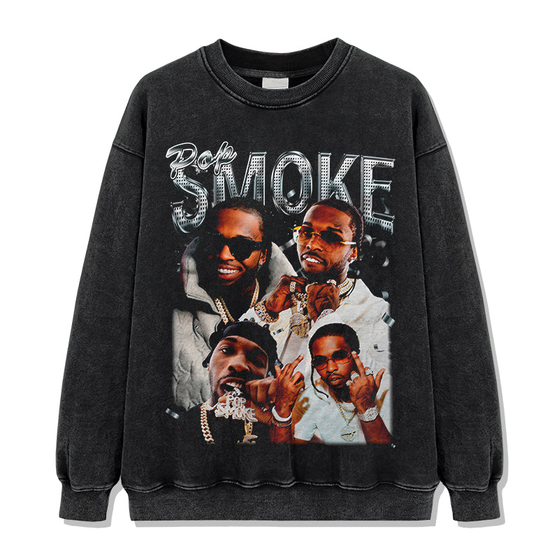 Pop Smoke Sweatshirt Style002 T-Shirts, Hoodie | CoreVibeTees.com (Image 2)