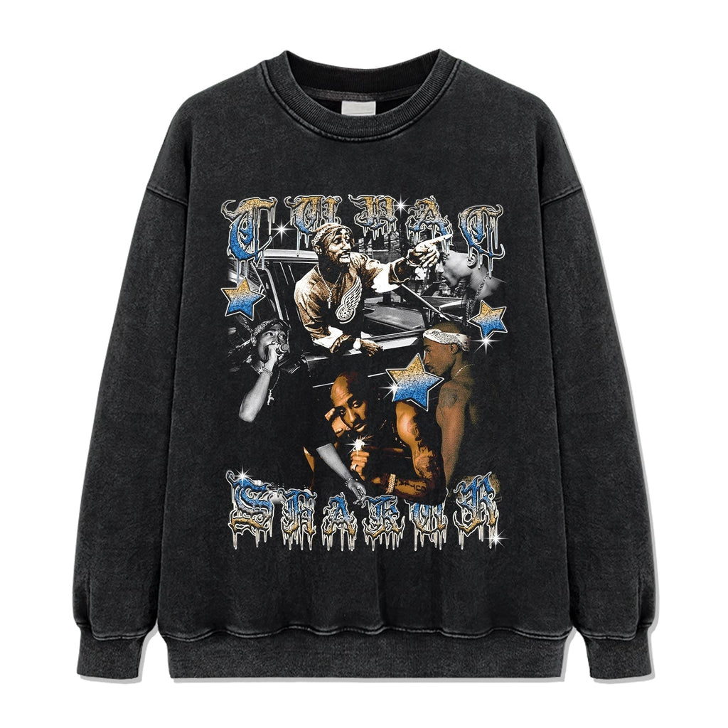 Tupac Shakur Sweatshirt Style004 T-Shirts, Hoodie | CoreVibeTees.com (Image 2)
