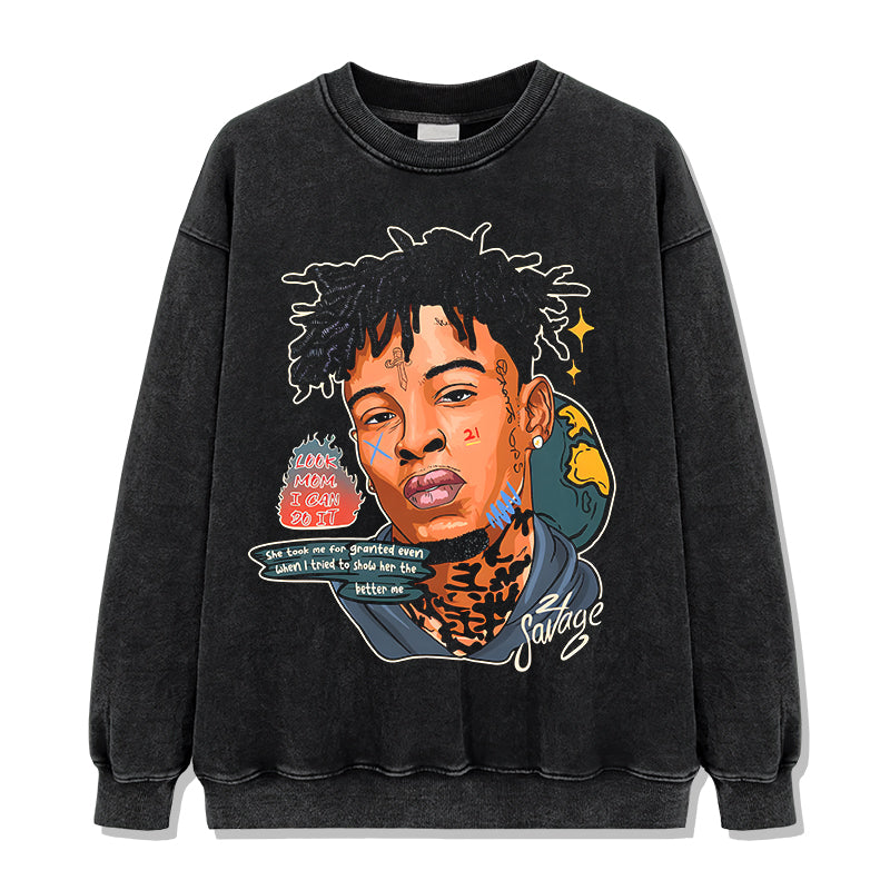 21 Savage By Comics 47 Sweatshirt T-Shirts, Hoodie | CoreVibeTees.com (Image 2)
