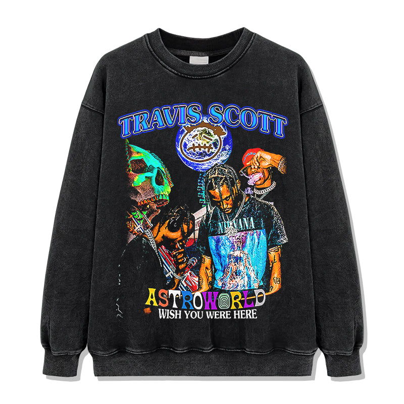 Astroworld by Travis Scott Sweatshirt T-Shirts, Hoodie | CoreVibeTees.com (Image 2)