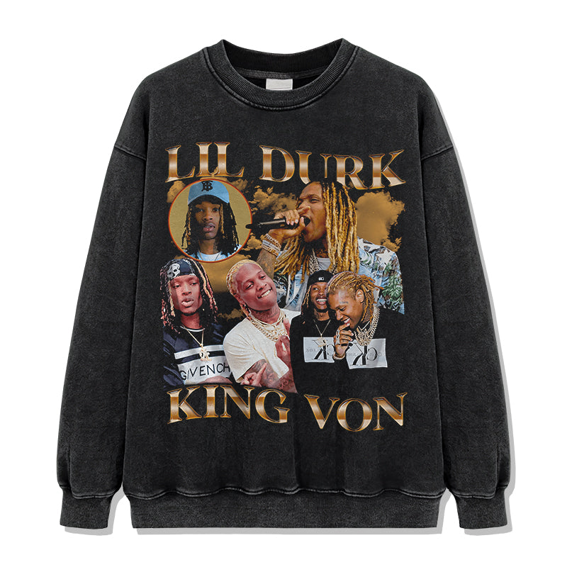 Lil Durk King Von Sweatshirt T-Shirts, Hoodie | CoreVibeTees.com (Image 2)