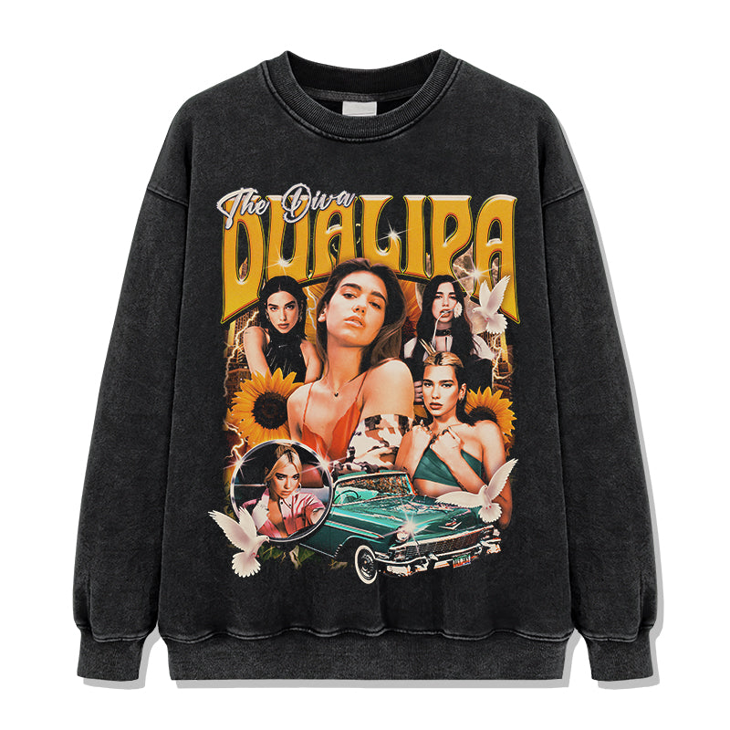 Dua Lipa Sweatshirt T-Shirts, Hoodie | CoreVibeTees.com (Image 2)