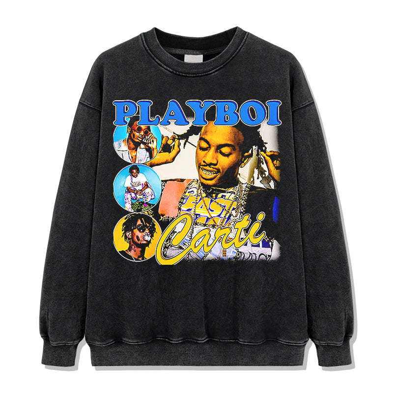 Playboi Carti Sweatshirt Style002 T-Shirts, Hoodie | CoreVibeTees.com (Image 2)