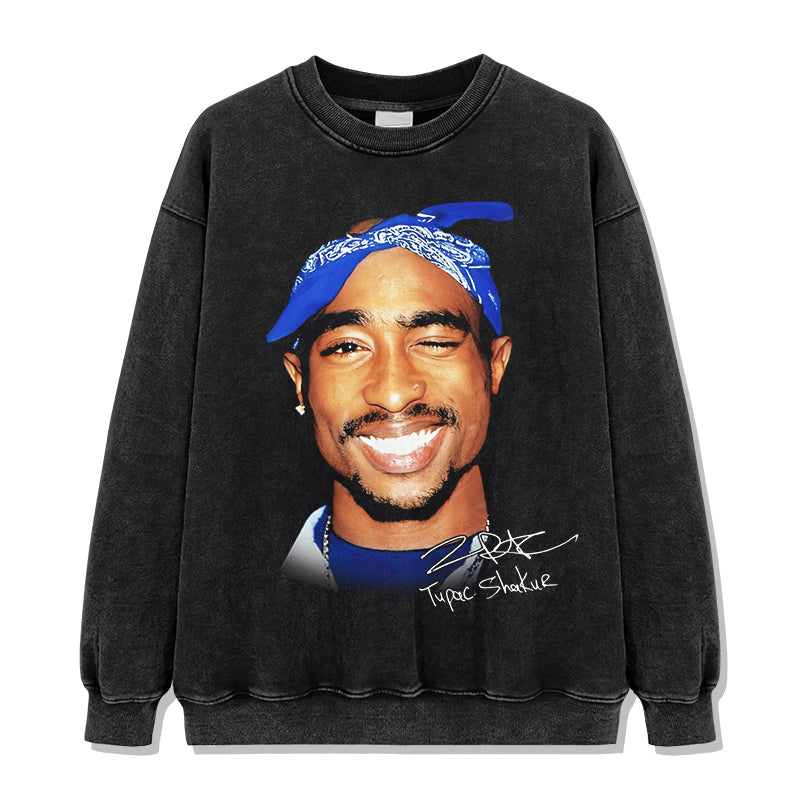 Tupac Shakur Signature Sweatshirt Style002 T-Shirts, Hoodie | CoreVibeTees.com (Image 2)