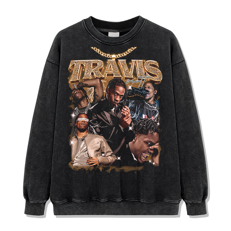 TRAVIS SCOTT Sweatshirt Style001 T-Shirts, Hoodie | CoreVibeTees.com (Image 2)
