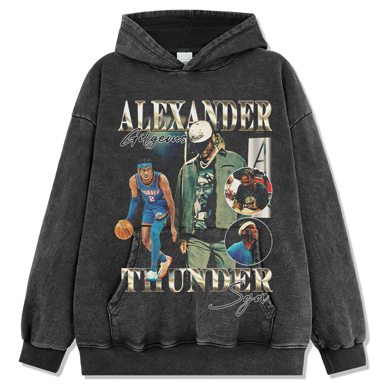 Shai Gilgeous Alexander HOODIE NBA T-Shirts, Sweatshirt | CoreVibeTees.com (Image 2)